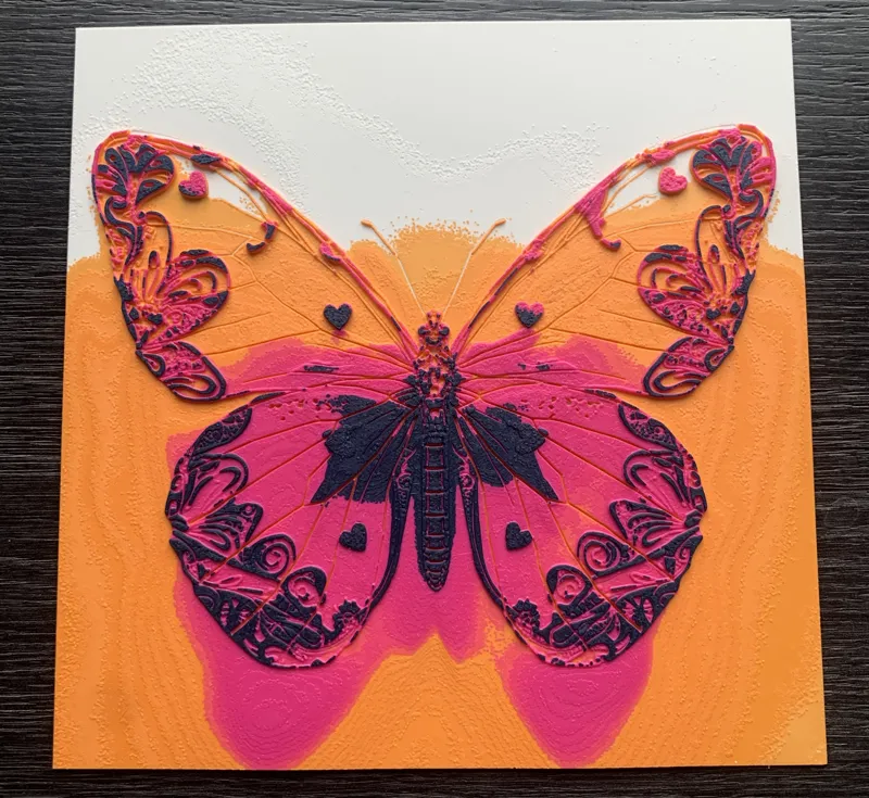 Butterfly - color splash (HueForge)