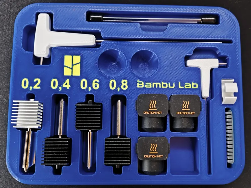Werkzeugeinlage für BambuLab Box