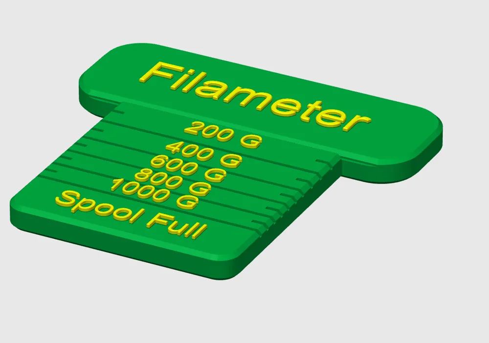 Filament Ruler Filament measureing tool - Free 3D Print Model - MakerWorld