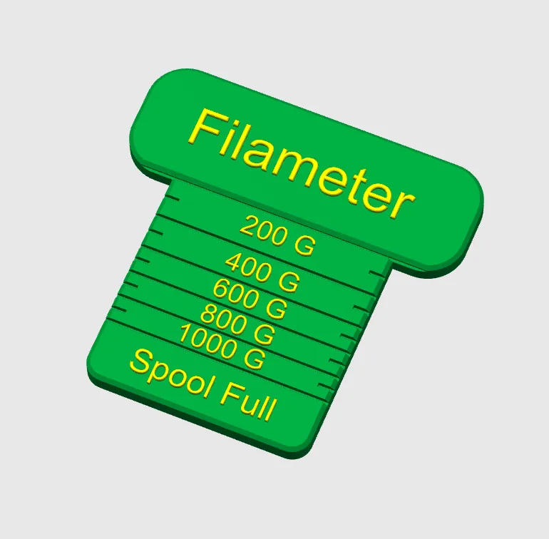 Filament Ruler Filament measureing tool - Free 3D Print Model - MakerWorld