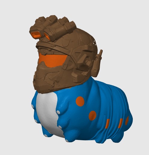 Miniatura 2 do modelo 3D 三角洲行动---弹簧威虫   一体成型（弹簧版，屁屁超灵动，支撑很少，快速打印）
