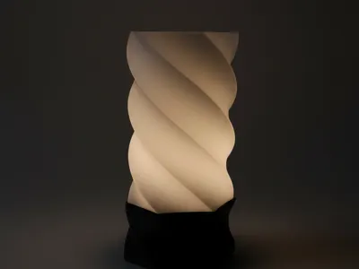 Hexagonal Spiral Tealight Holder