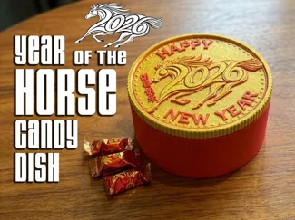 2026 Year of the Horse Candy Dish