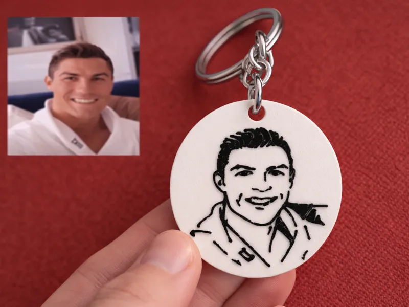 Cristiano Ronaldo | Meme Keychain