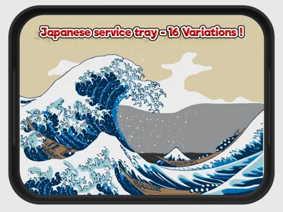 Japanese service tray - 16 variations !