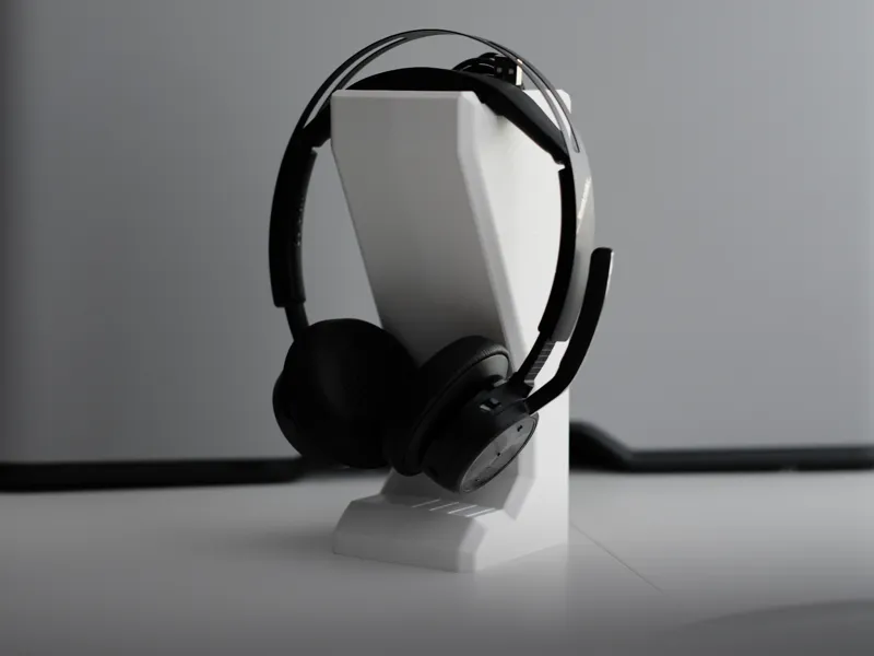 Headphone Stand with Cable Storage