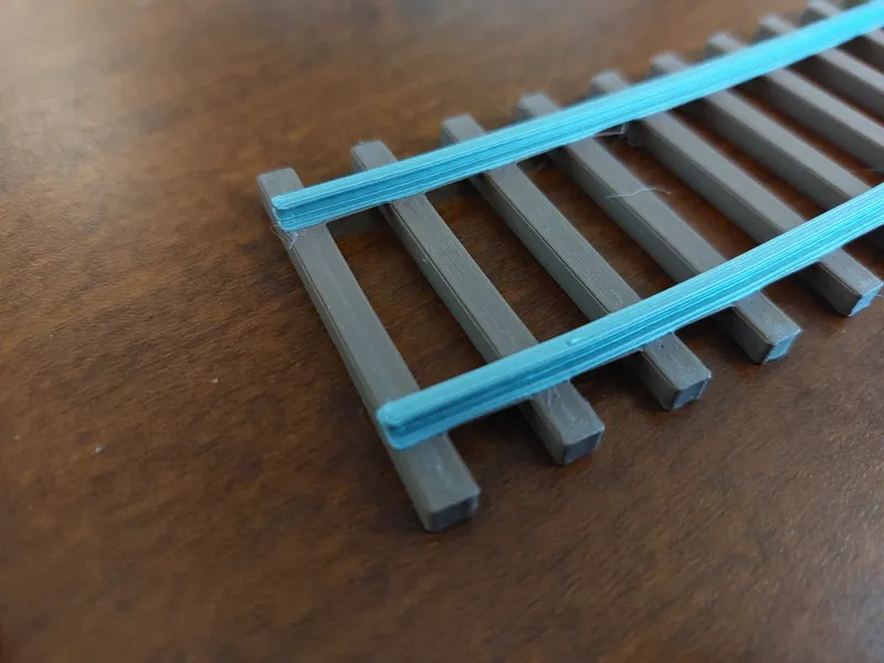 1:48 Scale 15 degree curve Railway Track