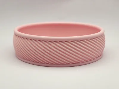 Modern Spiral Ribbed Bowl