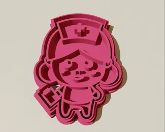 Nurse cookie cutter
