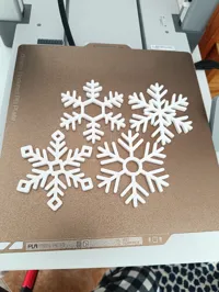 Set de dessous de verre flocons de neige — photo 2