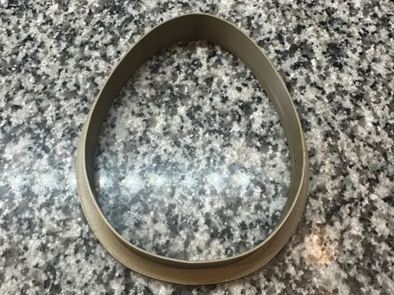 Easter Egg Cookie cutter. Fast Print