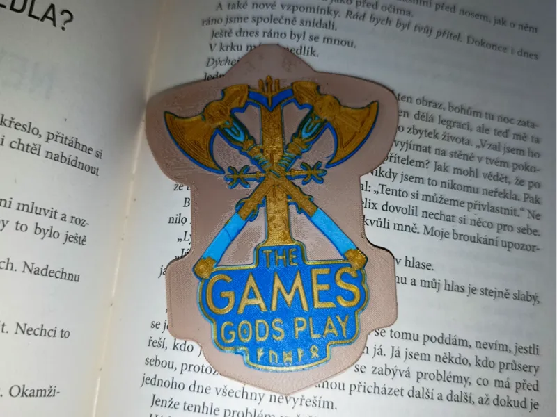 The Games Gods Play bookmark