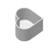Flat version - If you want to change the size, you just have to scale it in slicer :)