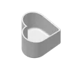 Angled version - If you want to change the size, you just have to scale it in slicer :)