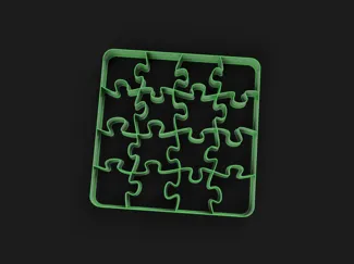 Puzzle Cookie cutter