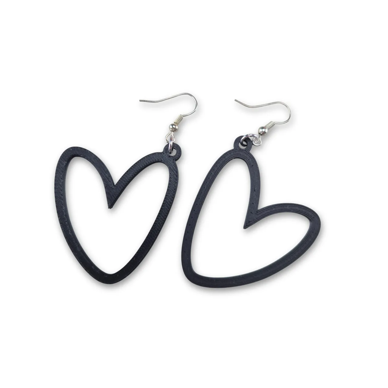 Heart Outline Earrings view 2
