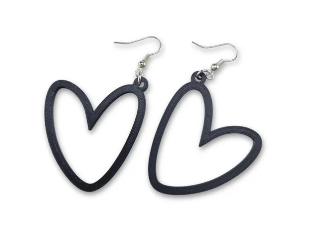 Heart Outline Earrings