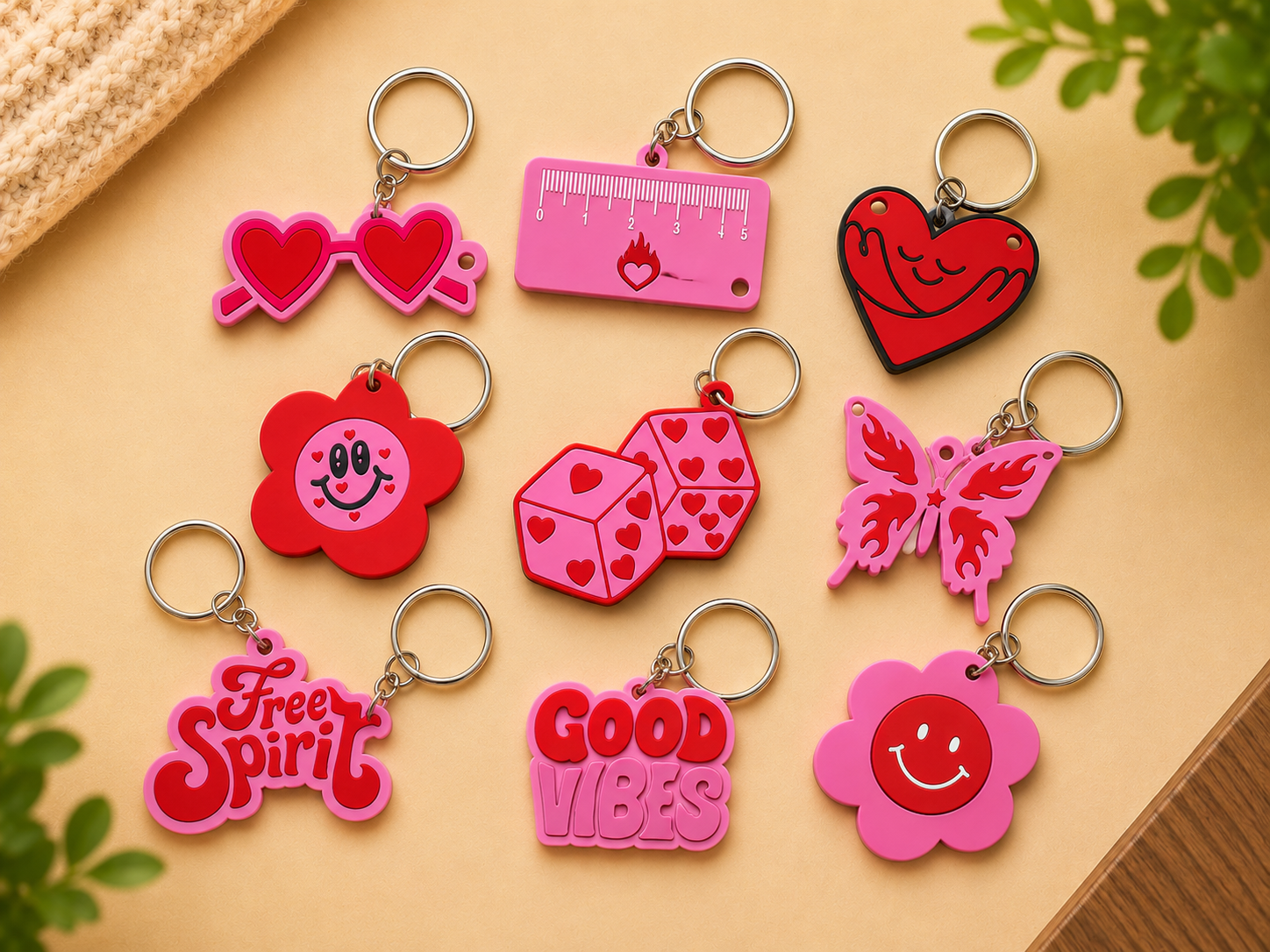 Cute Aesthetic Keychain Collection | 9 Designs