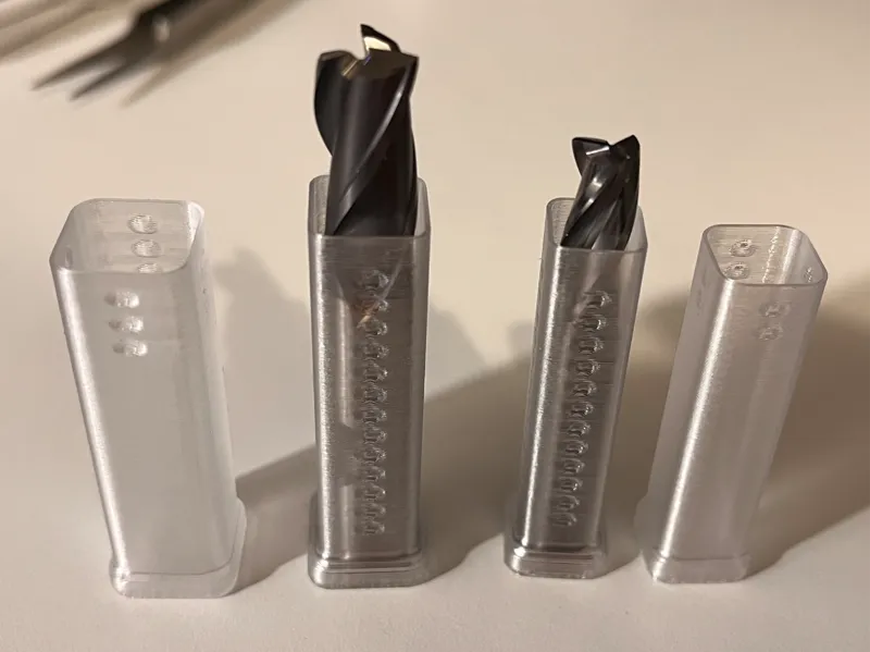 Drill & Endmill Containers (fully parametric .f3d)