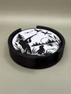 Holder for up to 4 coasters