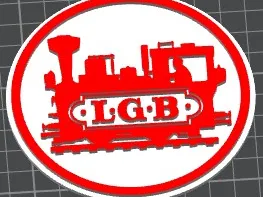 LGB Trains Coaster Set and Sign