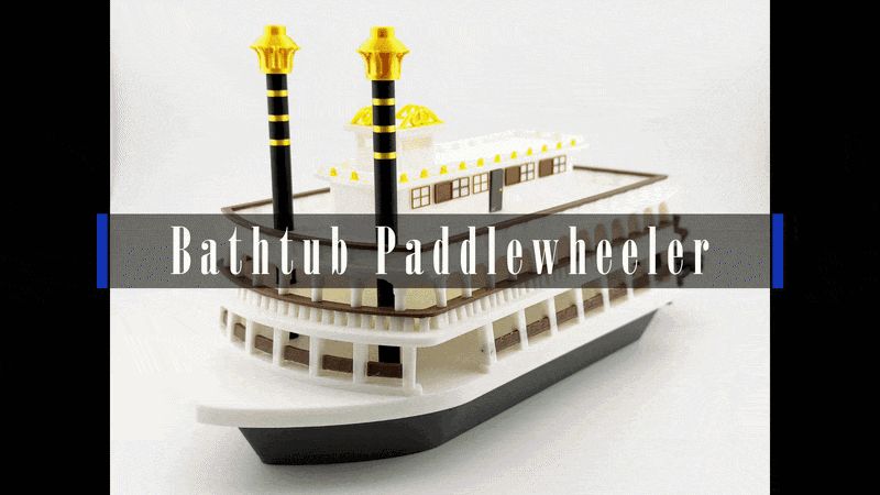 Bathtub Paddlewheeler