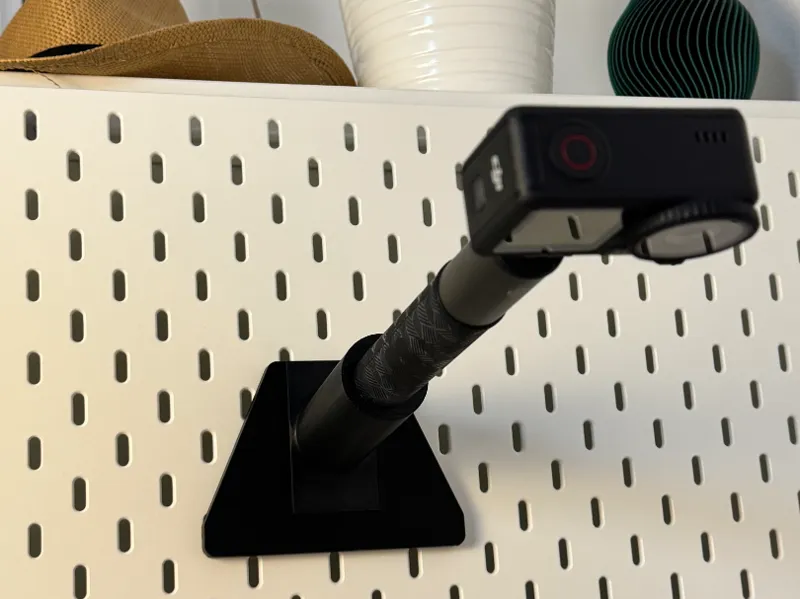 DJI Selfie Stick mount for IKEA SKADIS