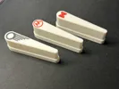 Pinball Flipper Bats with logos