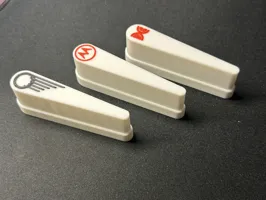 Pinball Flipper Bats with logos