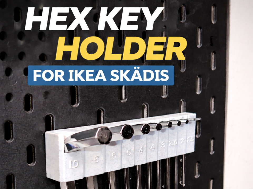 Hex Key Holder for IKEA SKADIS