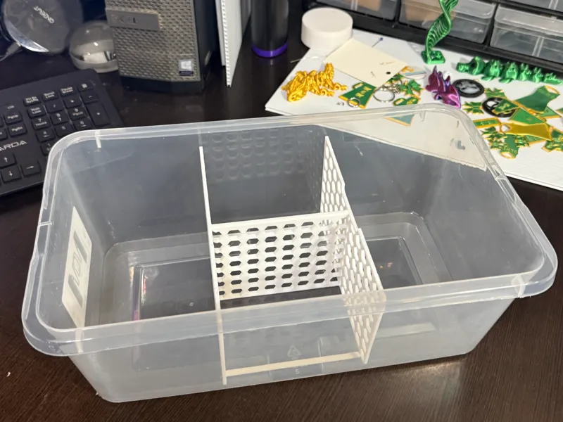 Sterilite 6qt Container 2242LAB80F Divider