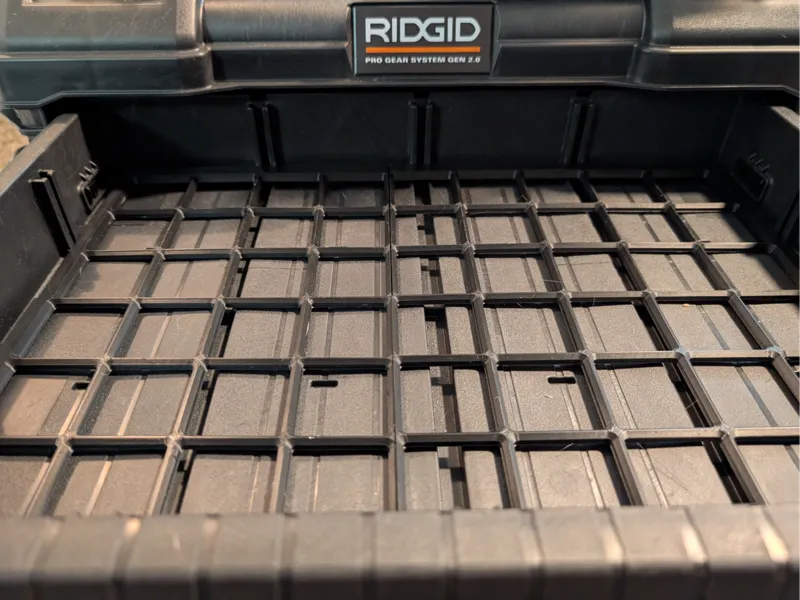 Ridgid Pro Gear 2.0 Gridfinity Base Short Drawer