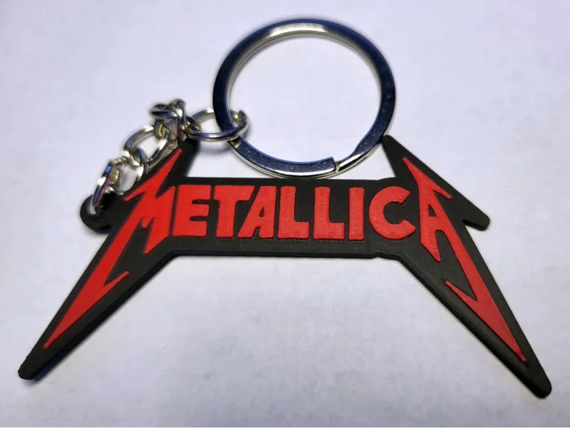 Metallica keychain