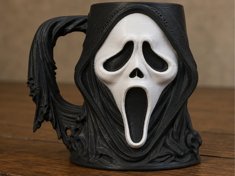 Ghostface Can Holder /Beer Mug Horror Drink Holder