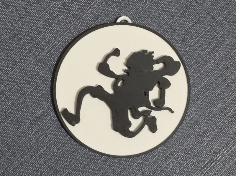 Portachiavi Flat Luffy Gear 5 – One Piece