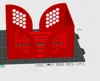 napkin holder 14,00 x 14,00 x72,33 mm