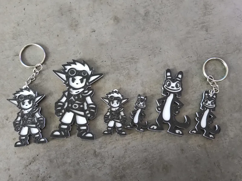 Jak and Dexter - Keychains 