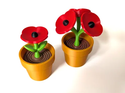 Poppy Flower - Springy Flower Collection