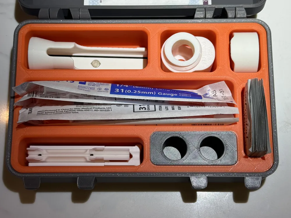 Injection Helper Zepbound Injection Assist Travel Insert/Vial V2 - Free 3D Print Model ...