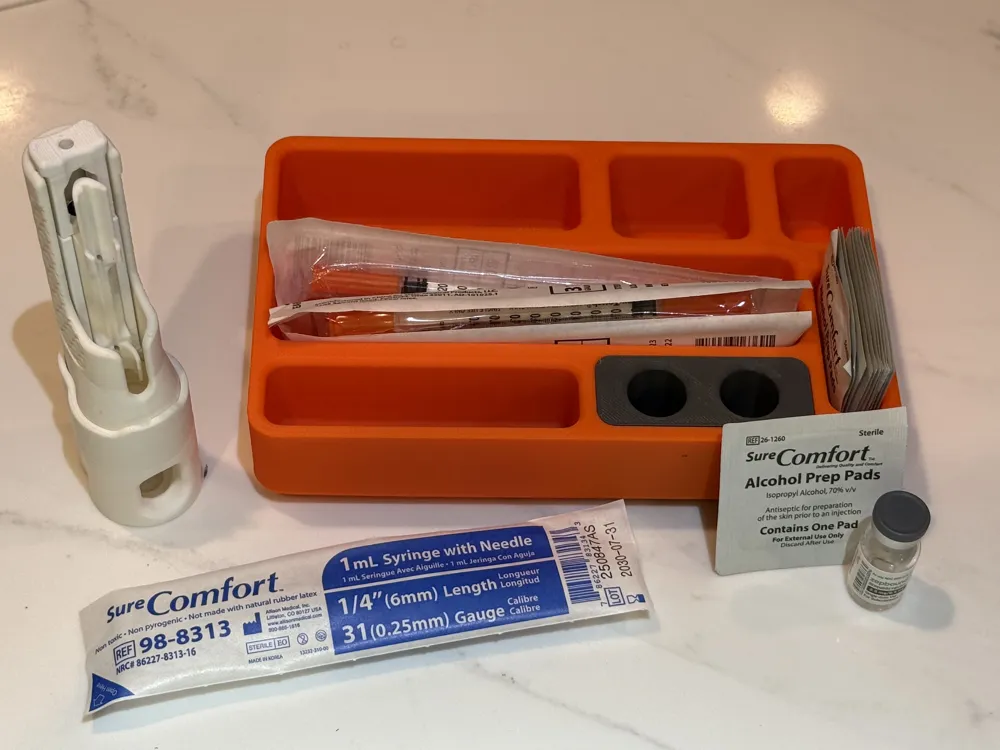 Injection Helper Zepbound Injection Assist Travel Insert/Vial V2 - Free 3D Print Model ...
