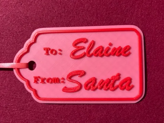 Blank Gift Tag