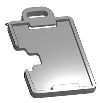Porte-badge avec trou pour lanière, version simple — photo 3