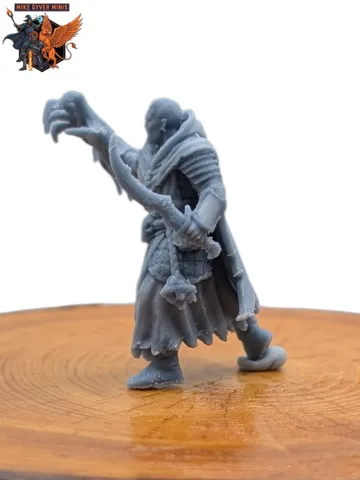 Escenografía en miniatura: Cultist Fanatic - MGM Print-Ready Mini — vista de referencia 3