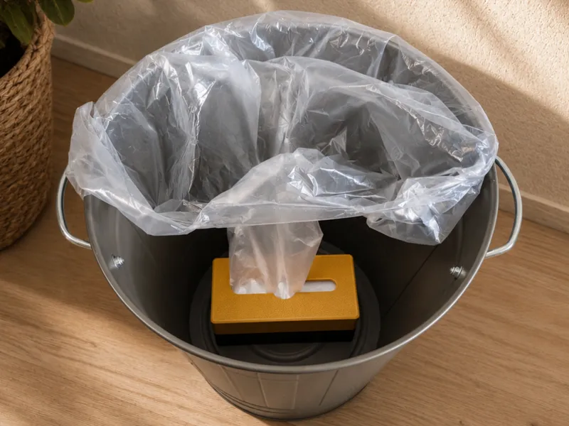 Inside Trash Can - Bag Dispenser (auto-refill)
