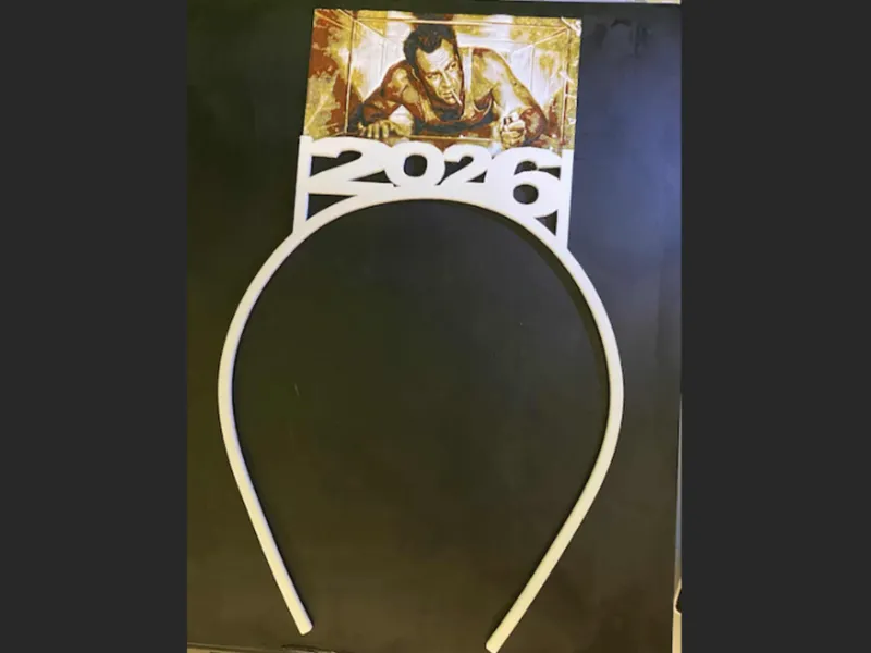 Yippee Ki-Yay New Year 2026 Headband :)