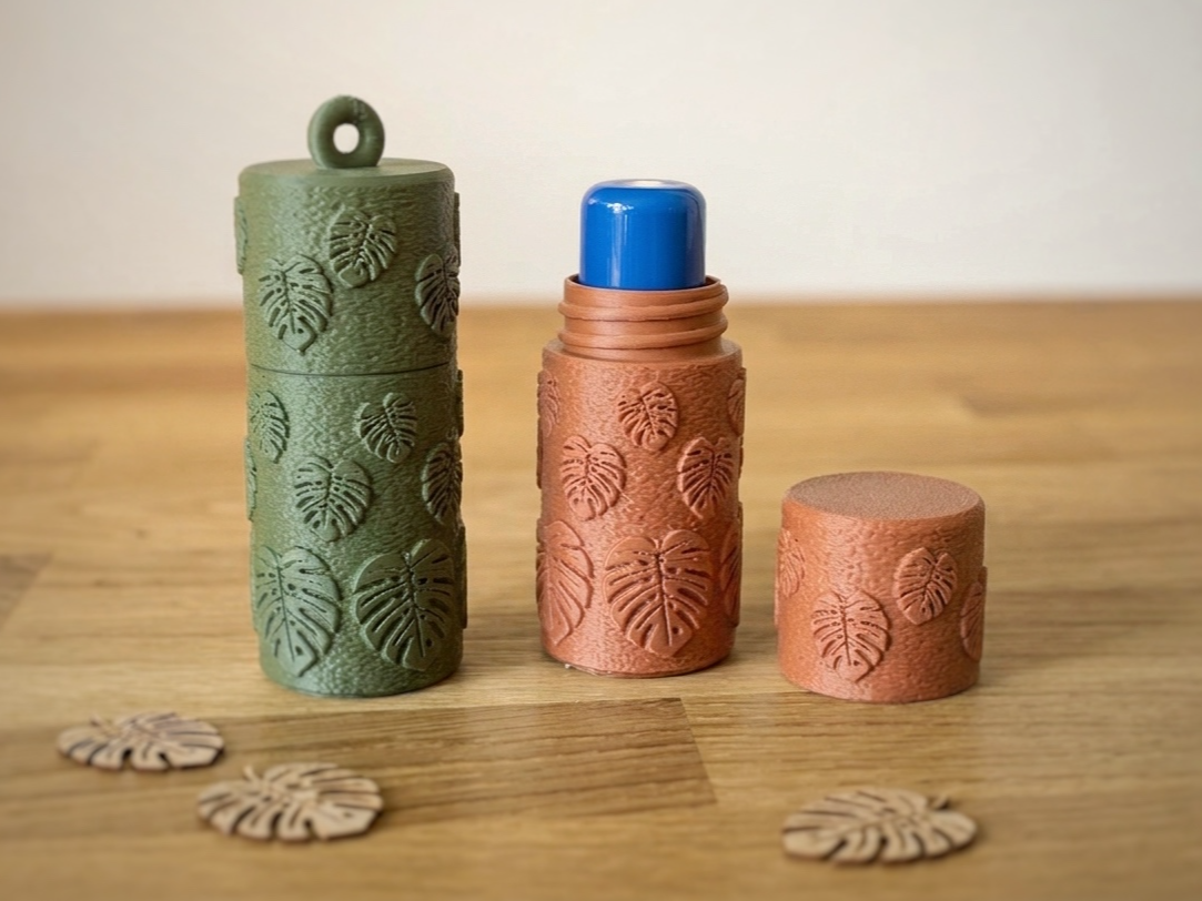 Monstera Leaf Lip Balm Holder