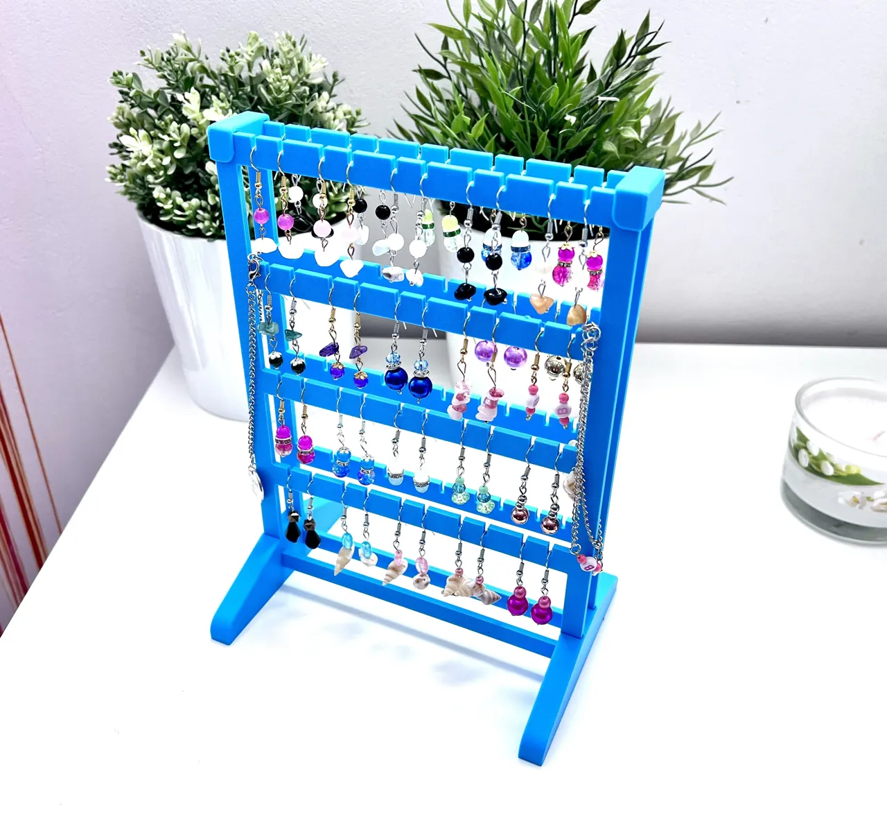 Earring stand holder view 3