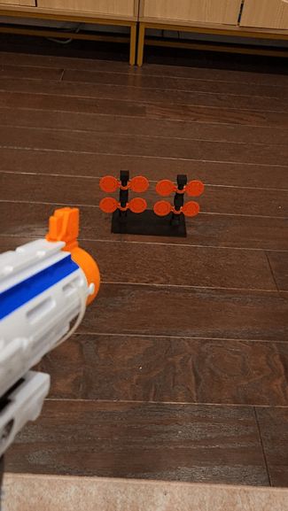 Auto-resetting Spinning Toy Targets
