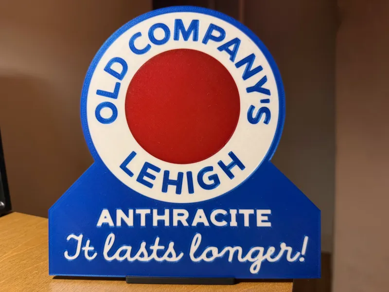 Old Company's Lehigh Anthracite Sign