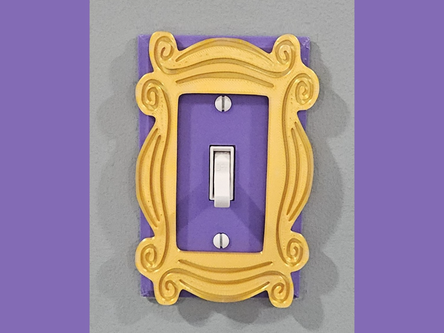 Miniatura 2 do modelo 3D Friends Light Switch Cover Plate